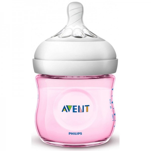 PHILIPS AVENT BOTTLE NATULAR 125ML PINK