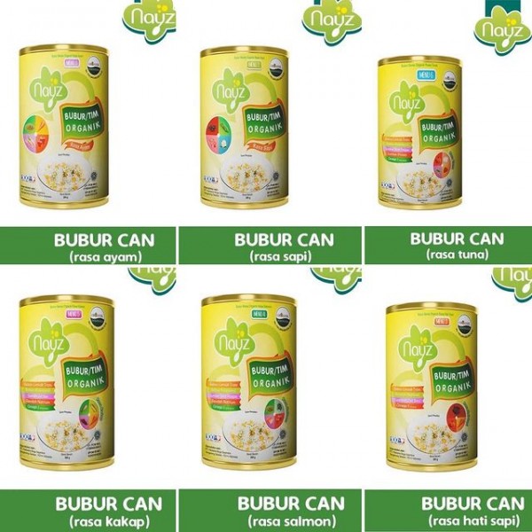 NAYZ BUBUR ORGANIK KALENG 300GR