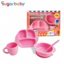 SUGAR BABY SILICONE FEEDING SET