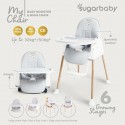 SUGAR BABY MY CHAIR BABY BOOSTER & HIGH CHAIR