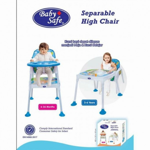 BABY SAFE SEPARABLE HIGH CHAIR