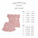 MOOI KIKA RUFFLE SET / READ DESCRIPTION