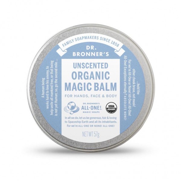 DR BRONNER'S UNSCENTED ORGANIC MAGIC BALM 57G