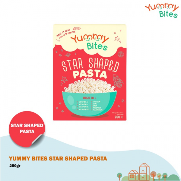 Yummy Bites Star Shaped Pasta 250g