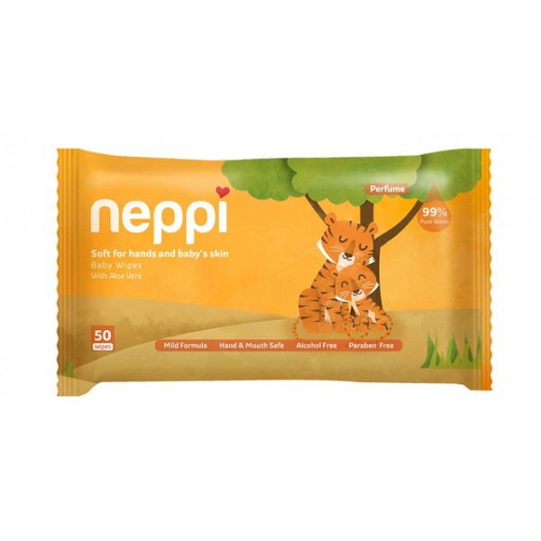 Neppi Wipes Parfum 50's - Buy 1 Get 1